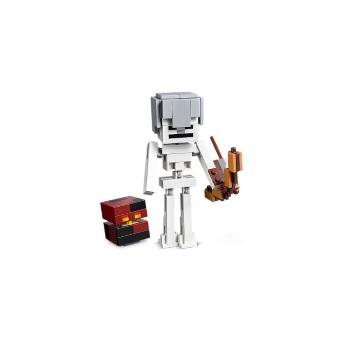 Lego set Minecraft skeleton bigfig with magma cube LE21150-1